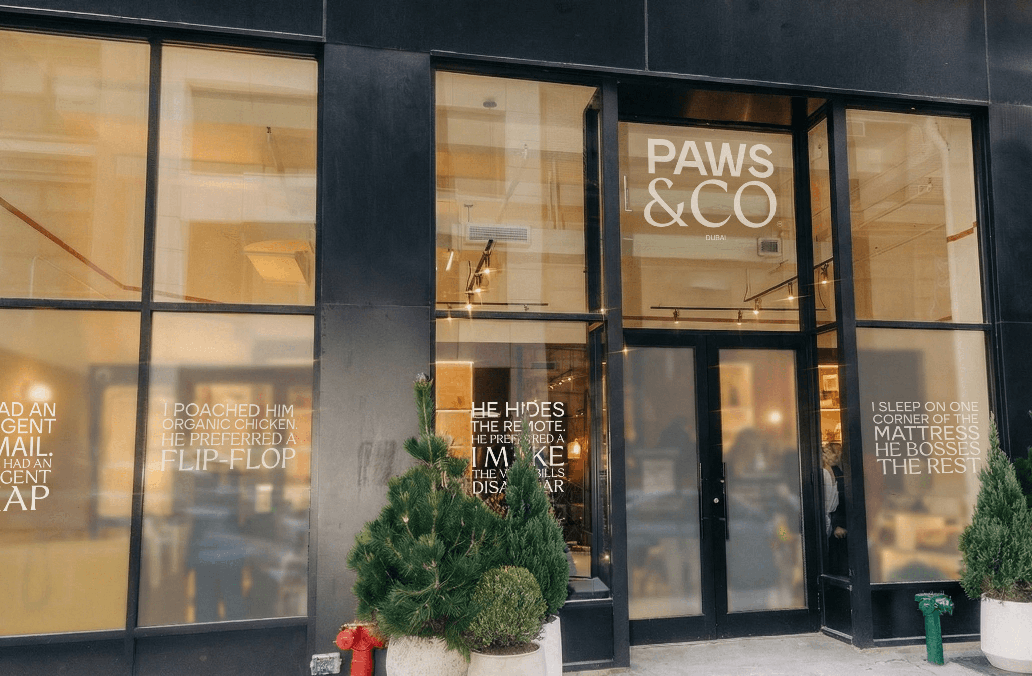 Paws & Co clinic storefront exterior